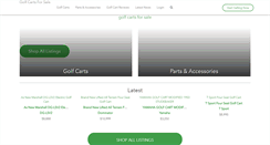 Desktop Screenshot of golfcartsforsale.com
